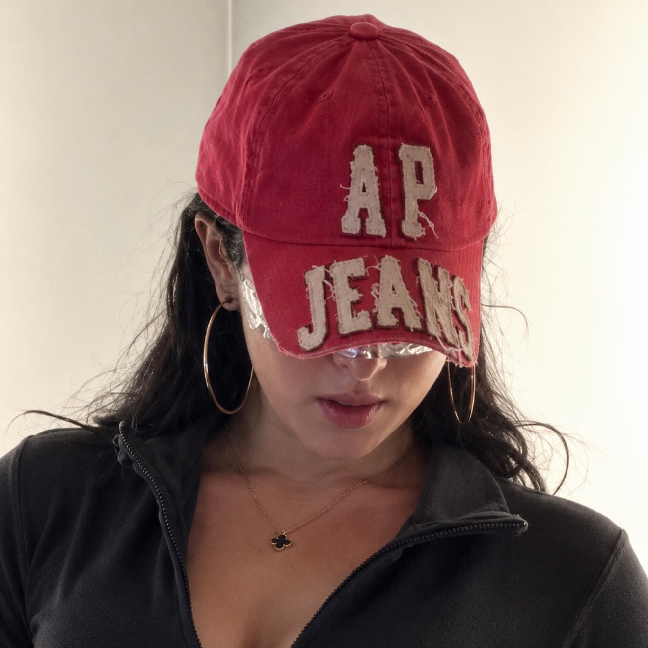 'AP JEANS' Appliqué Cap