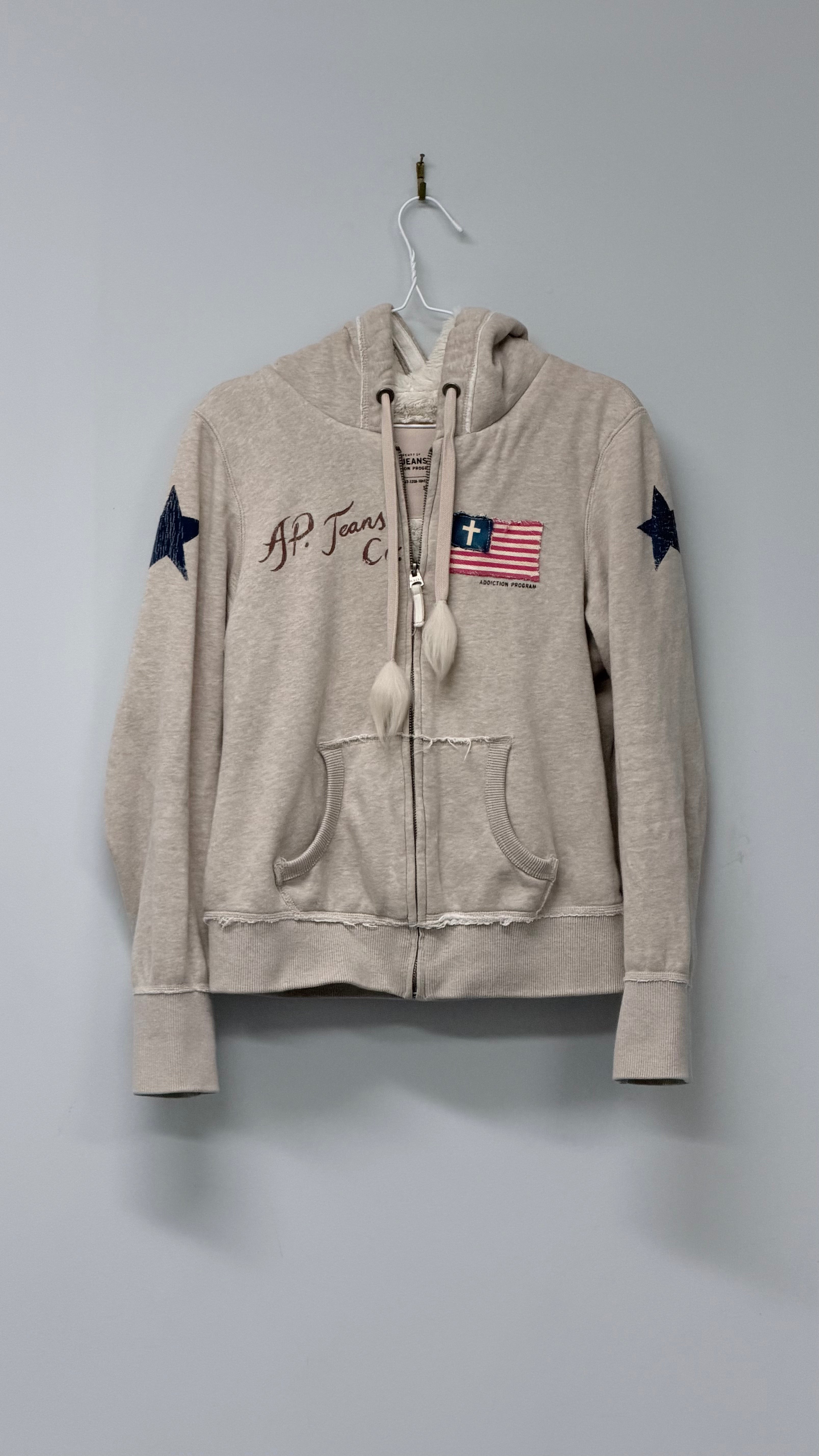 NEW AMERICA SHERPA-LINED HOODIE