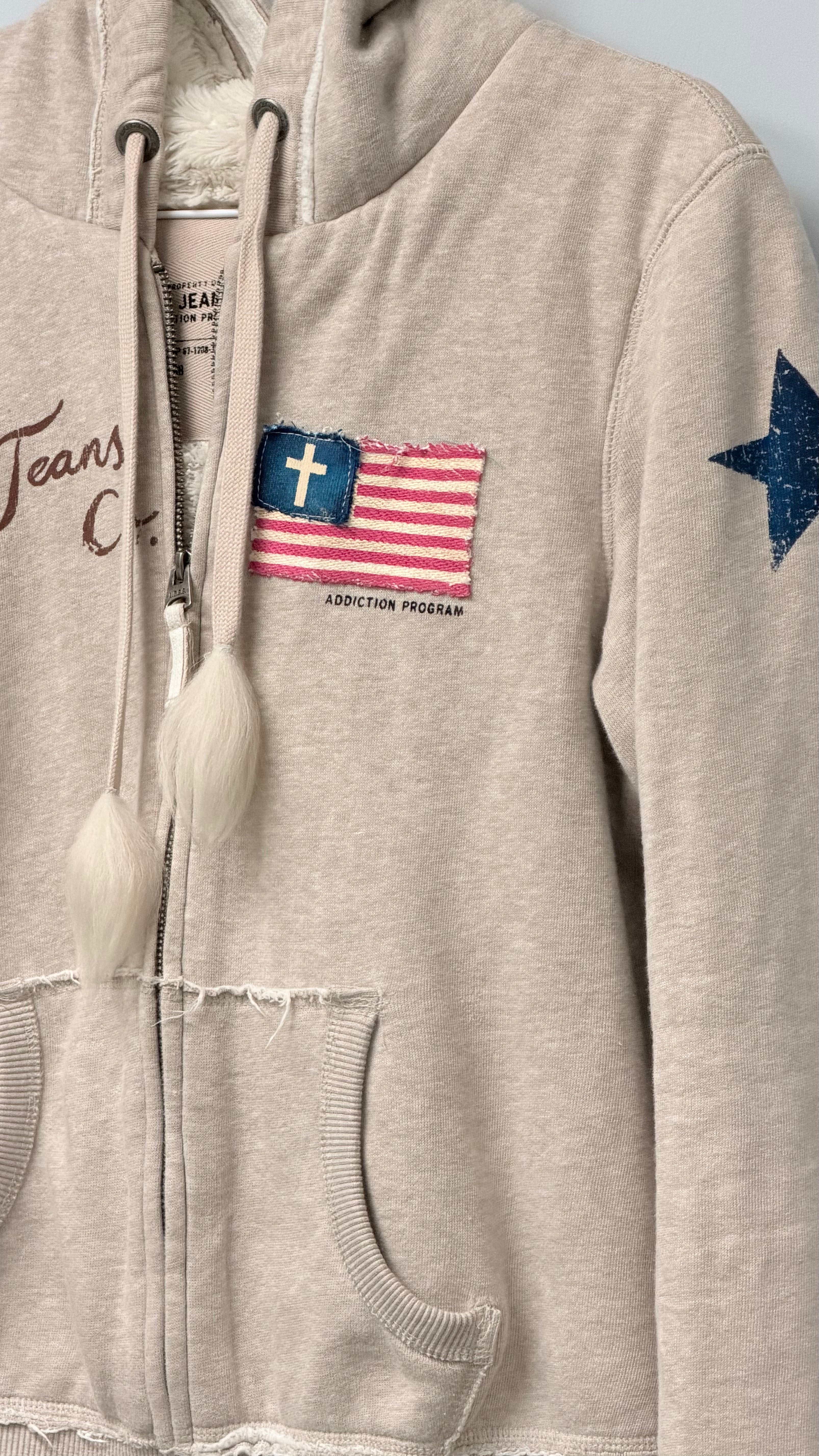 NEW AMERICA SHERPA-LINED HOODIE
