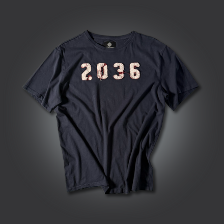 '2036' Appliqué T-Shirt